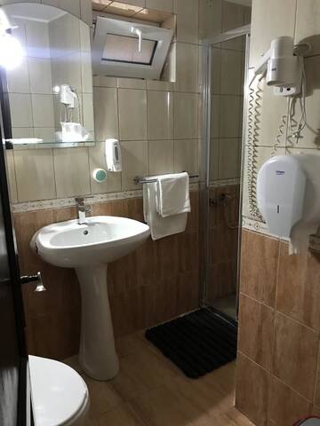 Фото номера Двухместный номер с 1 кроватью Гостевой дом Pensiunea Cerbul Carpatin г. Бран 6