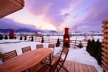 Фото номера Шале с двумя спальнями Виллы Green Resort Bran г. Бран 58